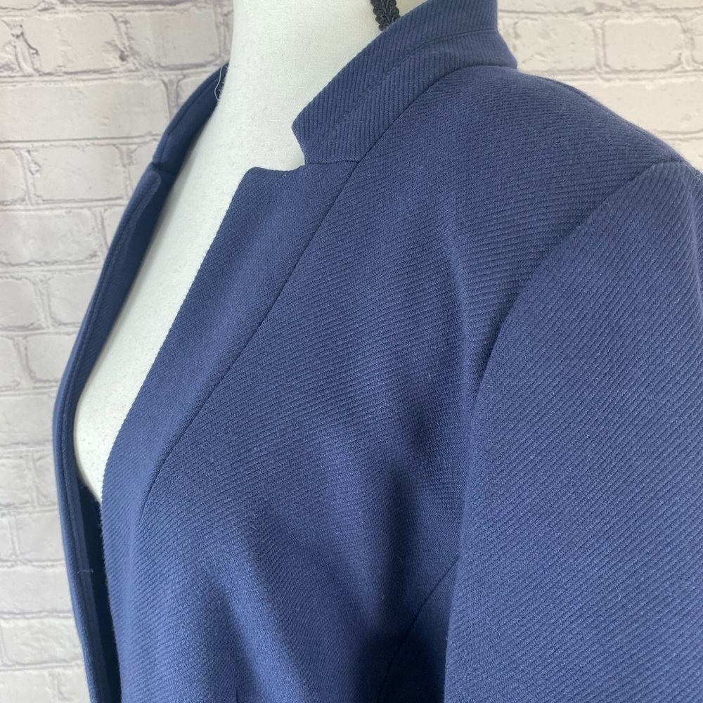 Women’s Talbots Navy Blazer size 16 Petite Suit Jacket Office Clothing Plus Size - Picture 12 of 14